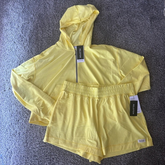 Peloton Tops - Peloton Yellow Workout Set
